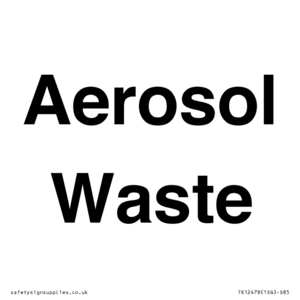 Aerosol Waste